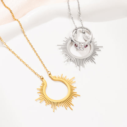Sunshine Ring Holder Necklace