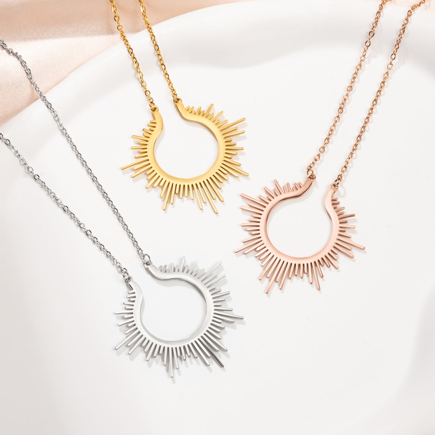 Sunshine Ring Holder Necklace