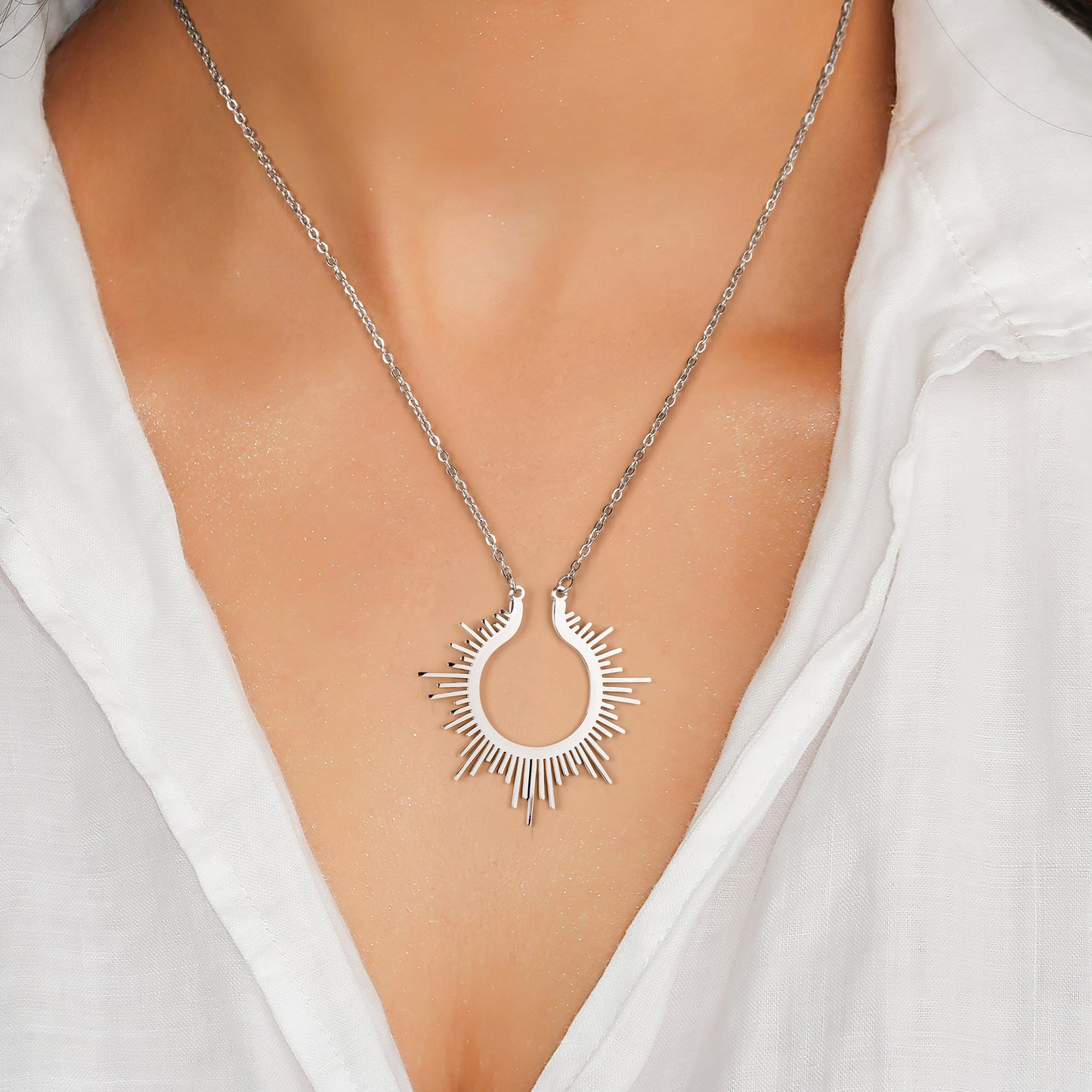 Sunshine Ring Holder Necklace