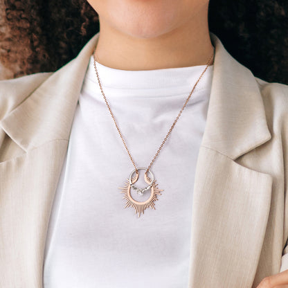 Sunshine Ring Holder Necklace