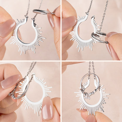 Sunshine Ring Holder Necklace
