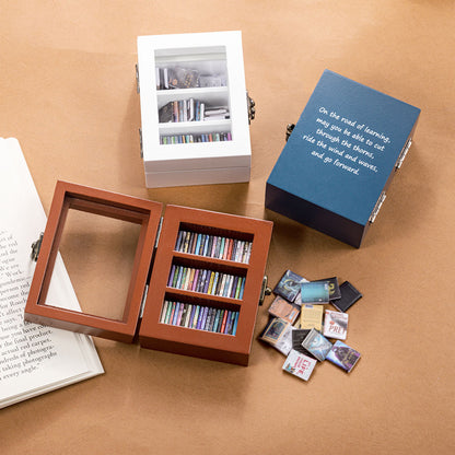 Personalized Miniature Anxiety Bookshelf