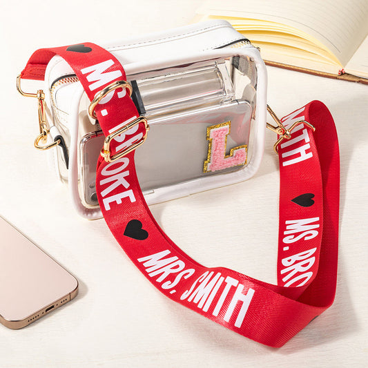 Personalized Colorful Crossbody Strap with Name