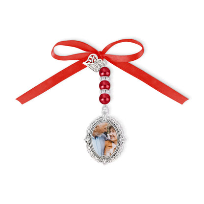 Personalized Multi Photo Charm for Wedding Bouquet