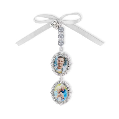 Personalized Multi Photo Charm for Wedding Bouquet