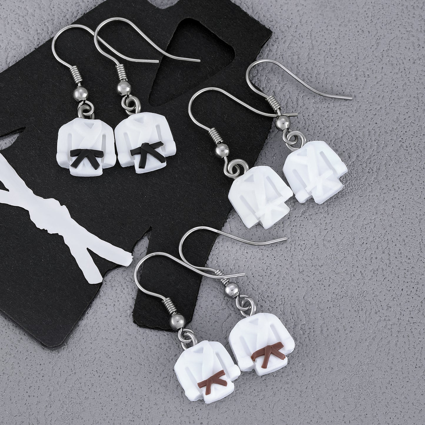 Personalized Martial Art Stud/Dangle Earrings
