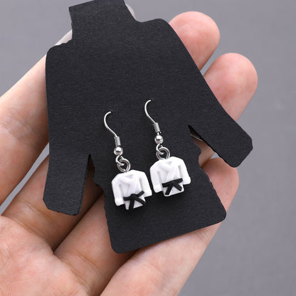 Personalized Martial Art Stud/Dangle Earrings