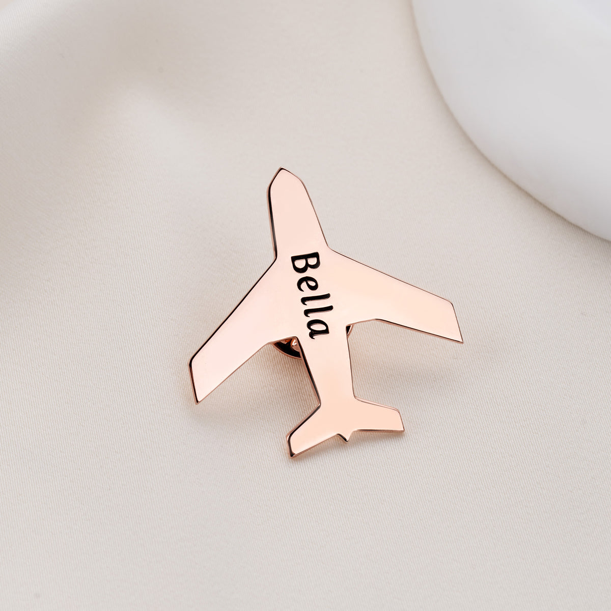 Personalized Airplane Lapel Pin with Name, photo 5