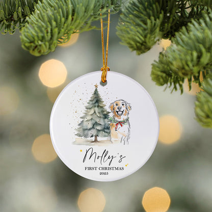 Dog's first Christmas ornament photo 5
