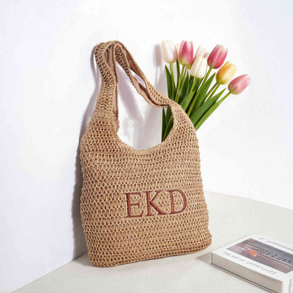 Personalized Monogram Tote Beach Bag