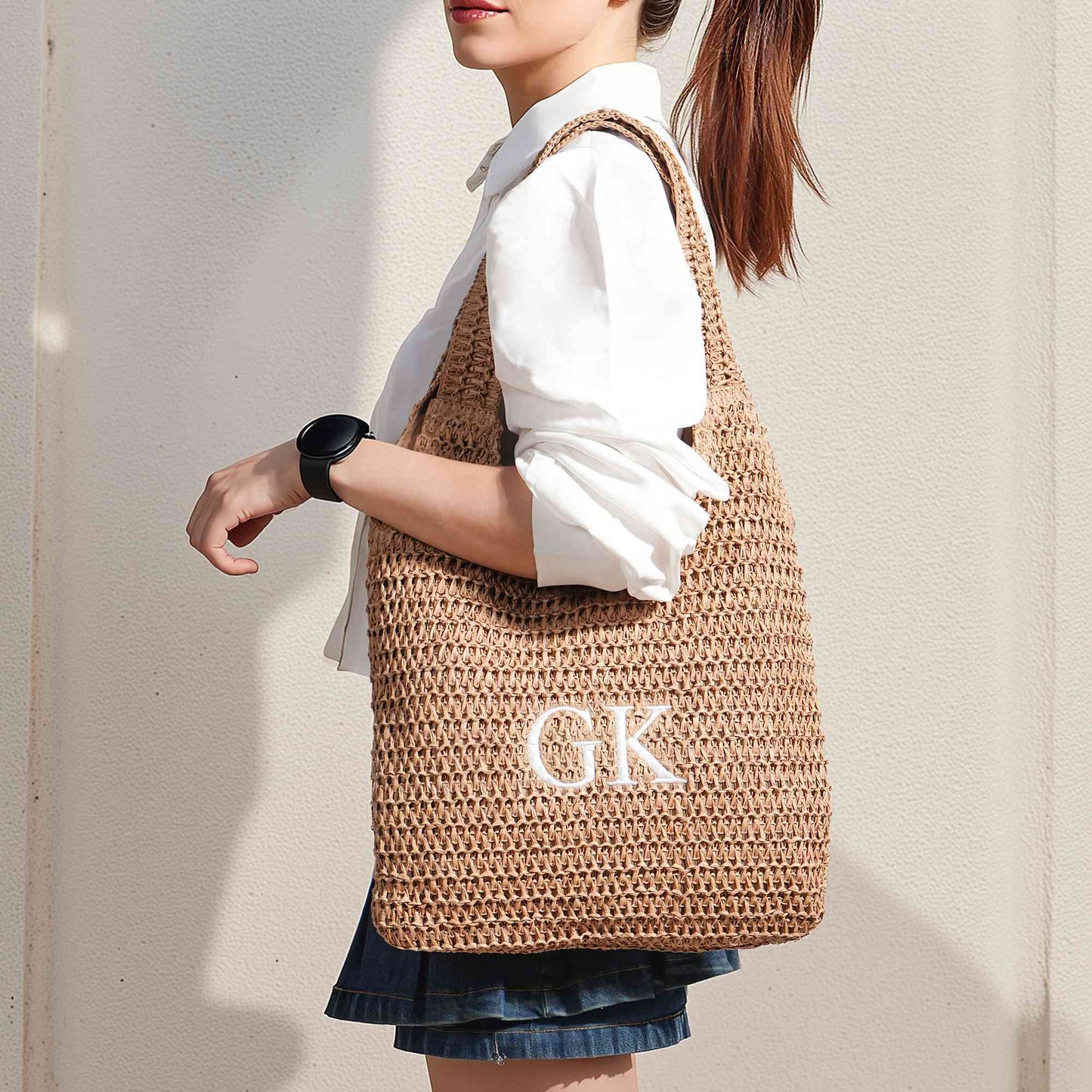 Personalized Monogram Tote Beach Bag