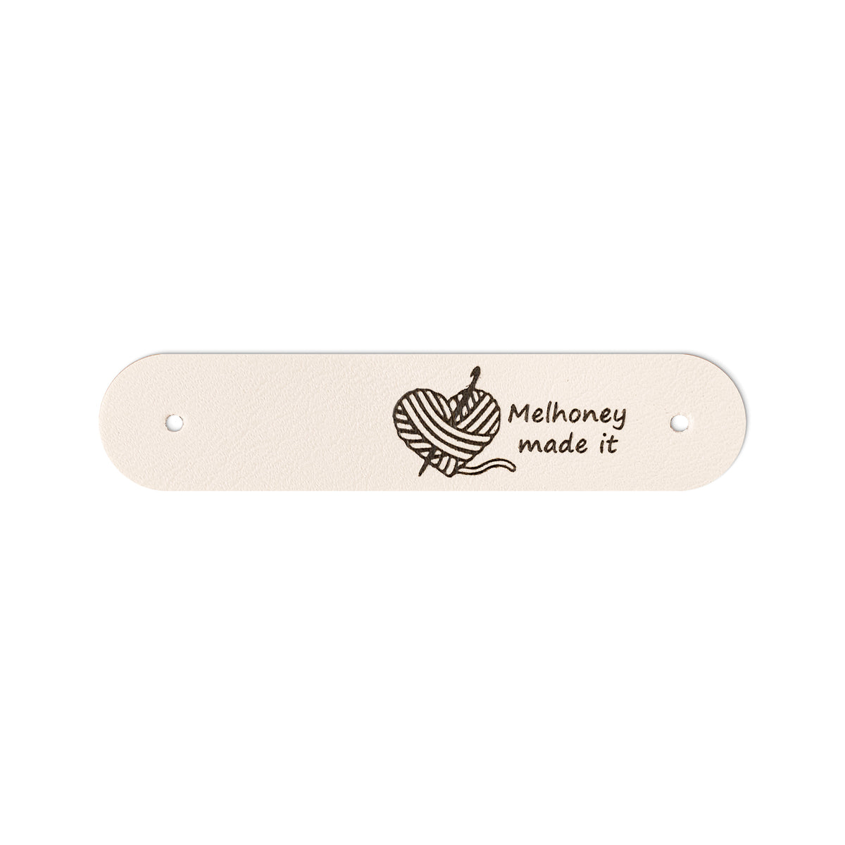 Personalized Leather Knitting Labels with Name, photo 8