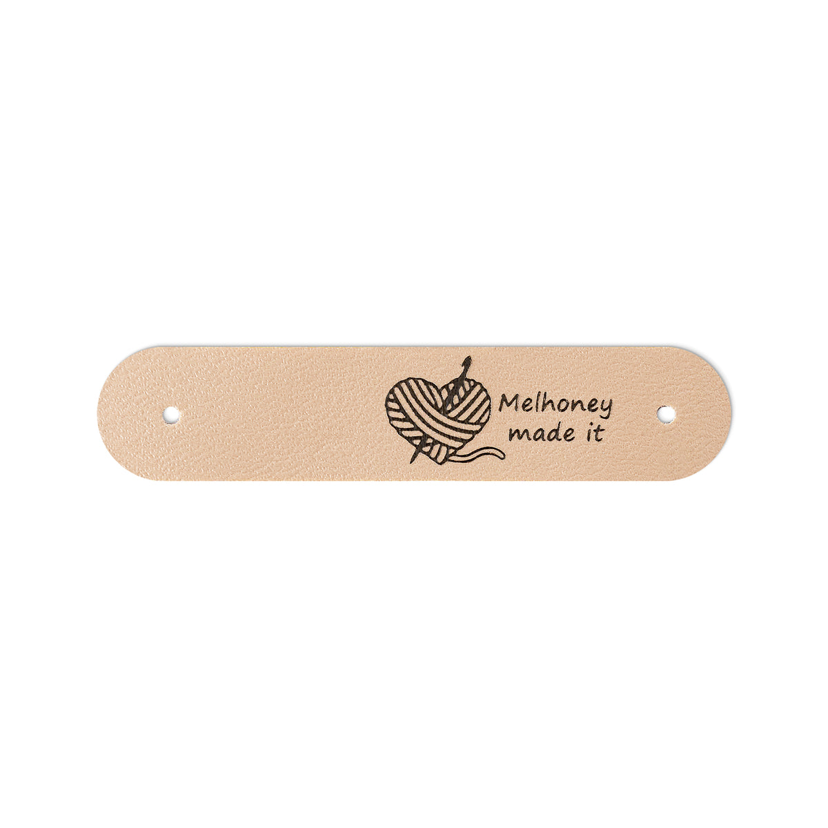 Personalized Leather Knitting Labels with Name, photo 10