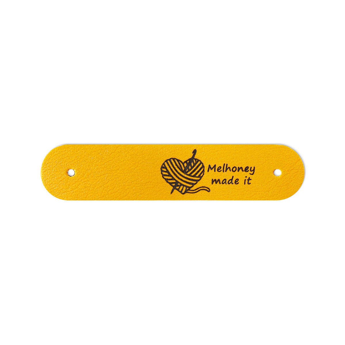 Personalized Leather Knitting Labels with Name, photo 12