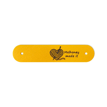 Personalized Leather Knitting Labels with Name, photo 12