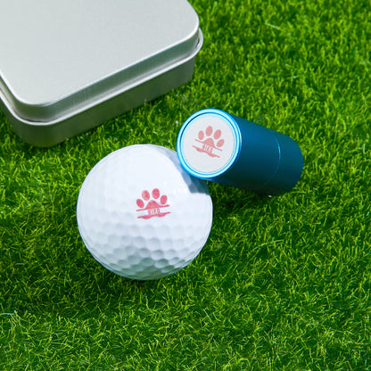 Personalized Golf Ball Stamp with Box