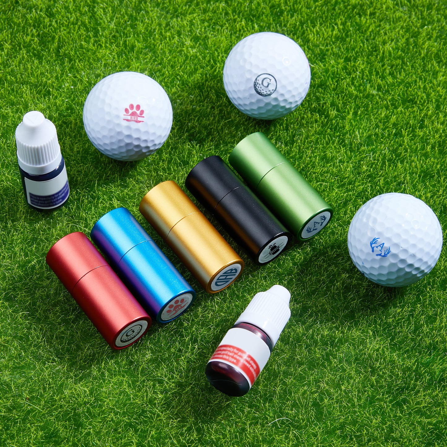 Personalized Golf Ball Stamp with Box