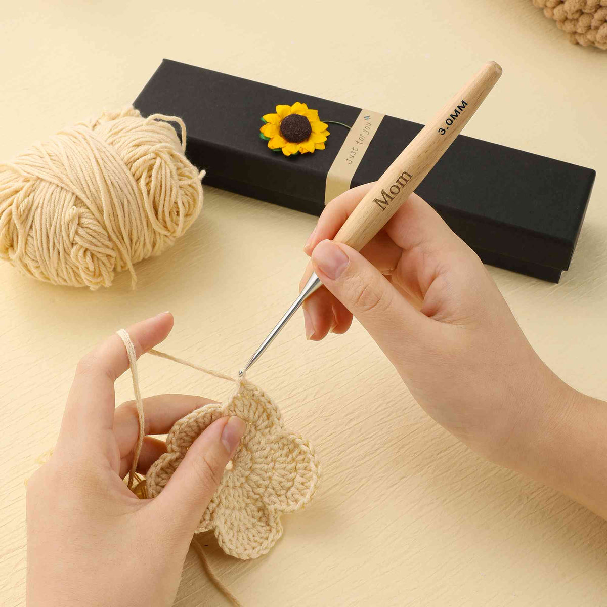 Personalized Crochet Hook Set with Name, photo 4