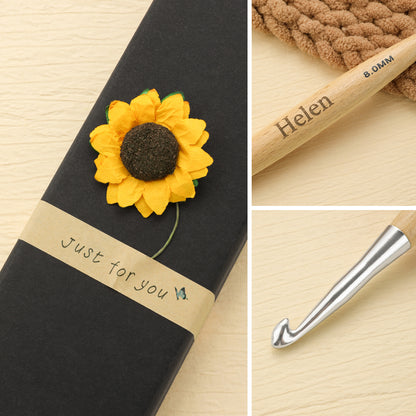 Personalized Crochet Hook Set with Name, photo 6
