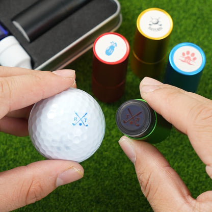 Personalized Golf Ball Stamp with Box