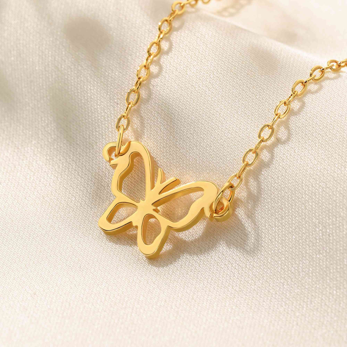 Birth butterfly necklace photo 2