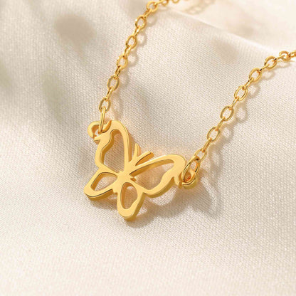 Birth butterfly necklace photo 2