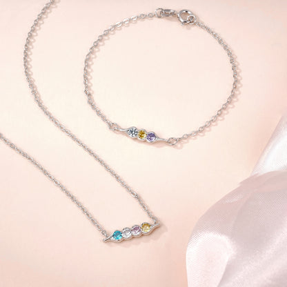 Peas in a pod birthstone jewelry photo 1