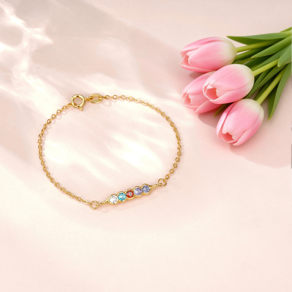 Peas in a pod birthstone jewelry photo 2