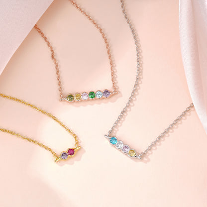 Peas in a pod birthstone jewelry photo 4