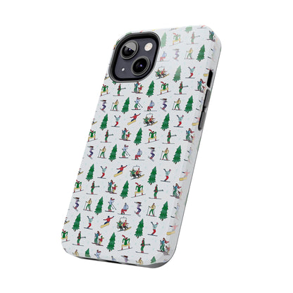 Winter Ski Landscape Print Phone Case