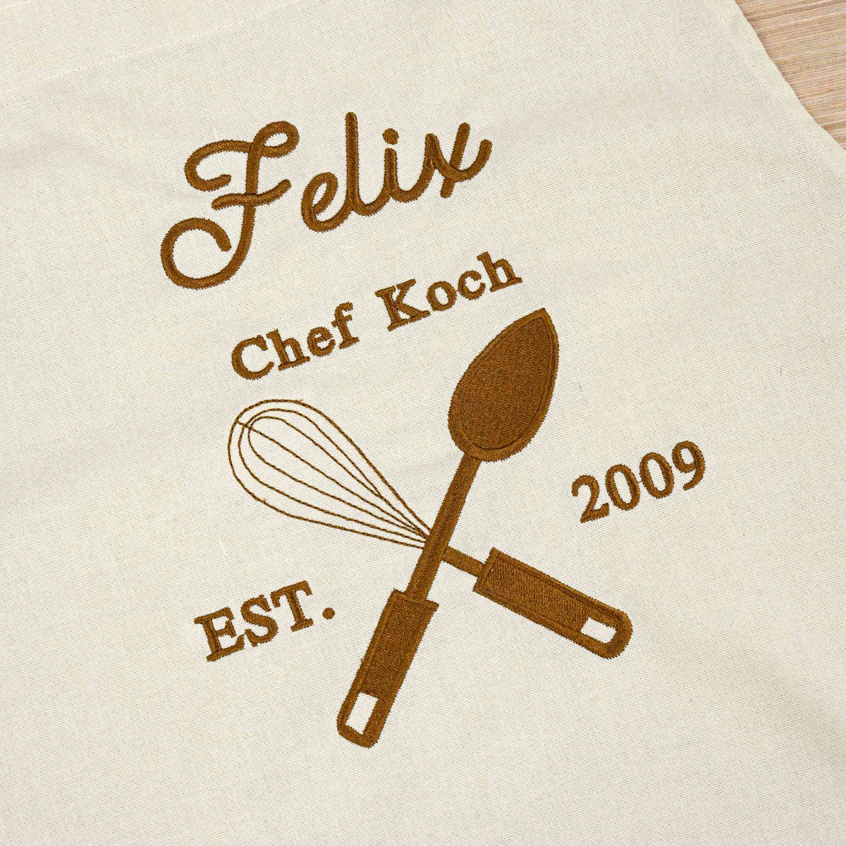 Personalized Embroidered Name Apron with Pockets, photo 5