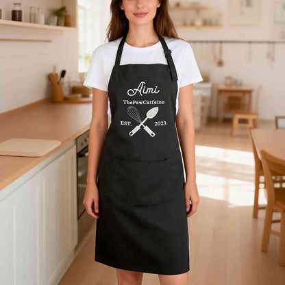Personalized Embroidered Name Apron with Pockets, photo 6