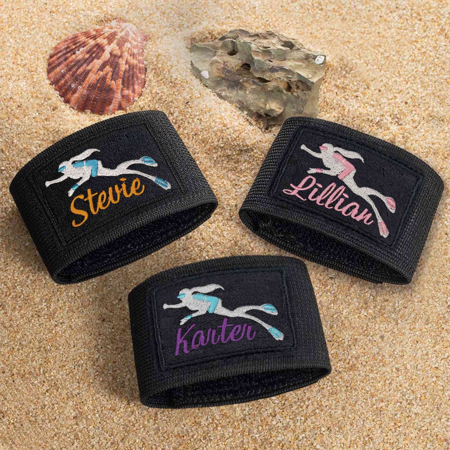 Embroidered Scuba Diving Identification Tag