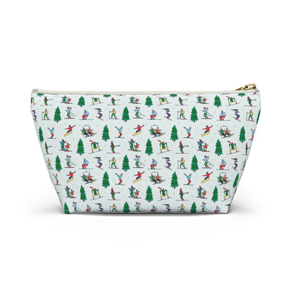 Winter Skiing Landscape Printed Pencil Case/Makeup Bag/Travel Pouch