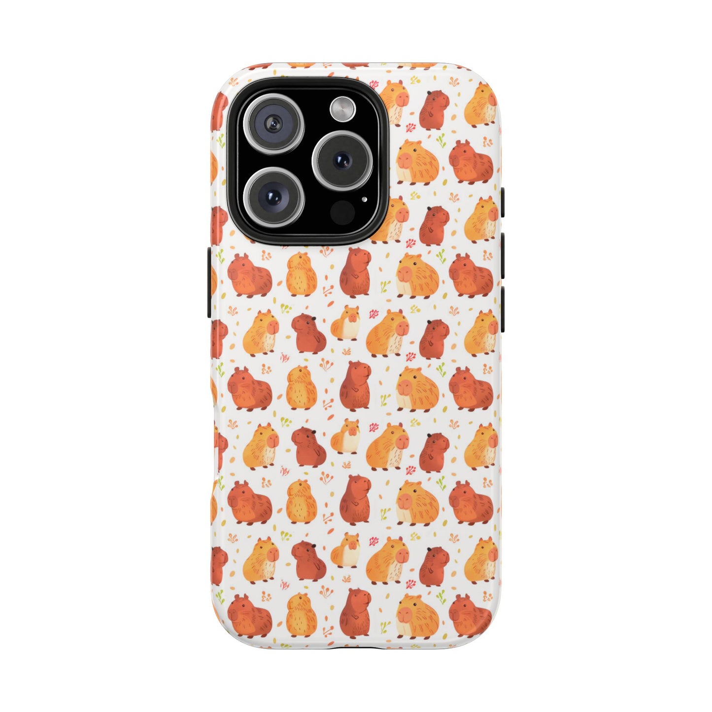 Kawaii Watercolor Capybara Phone Case