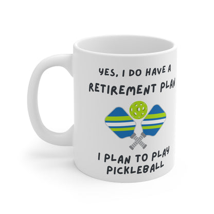 Funny Pickleball Retirement Player Mug