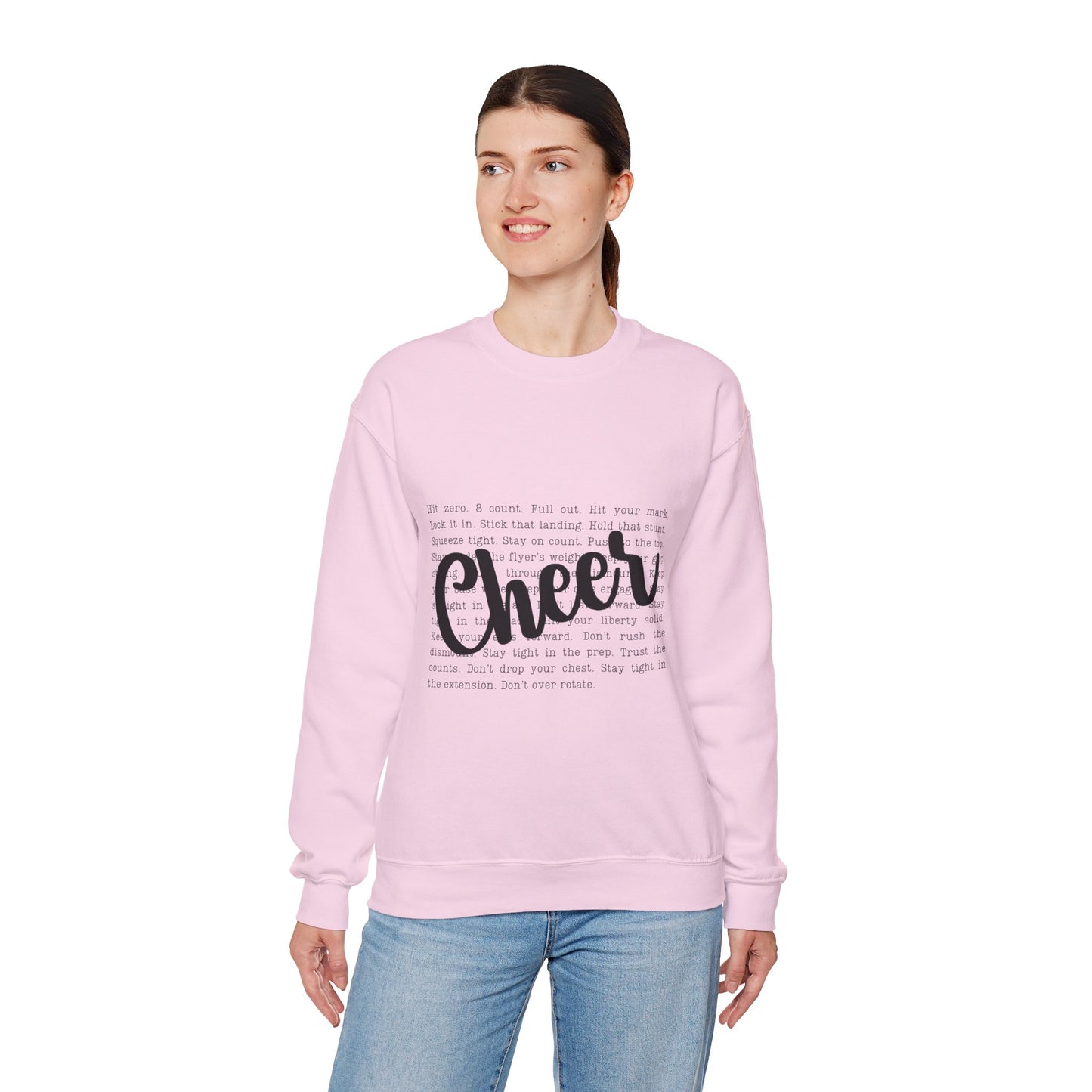 Cheer Motivation Sweatshirt and T-Shirt