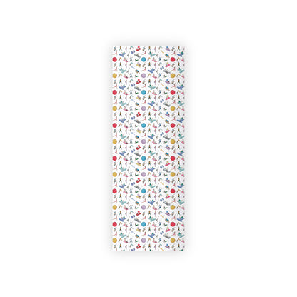 Pilates Print Gift Wrapping Paper Roll