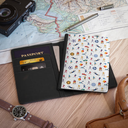 Football Soccer Themed Print Passport Cover