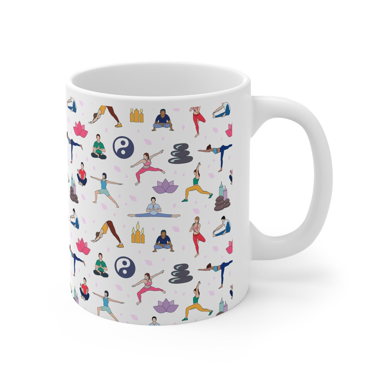 Yoga Print 11oz Ceramic Mug