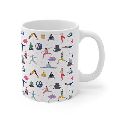 Yoga Print 11oz Ceramic Mug