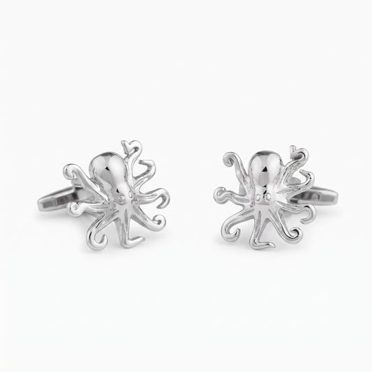octopus shaped cufflinks