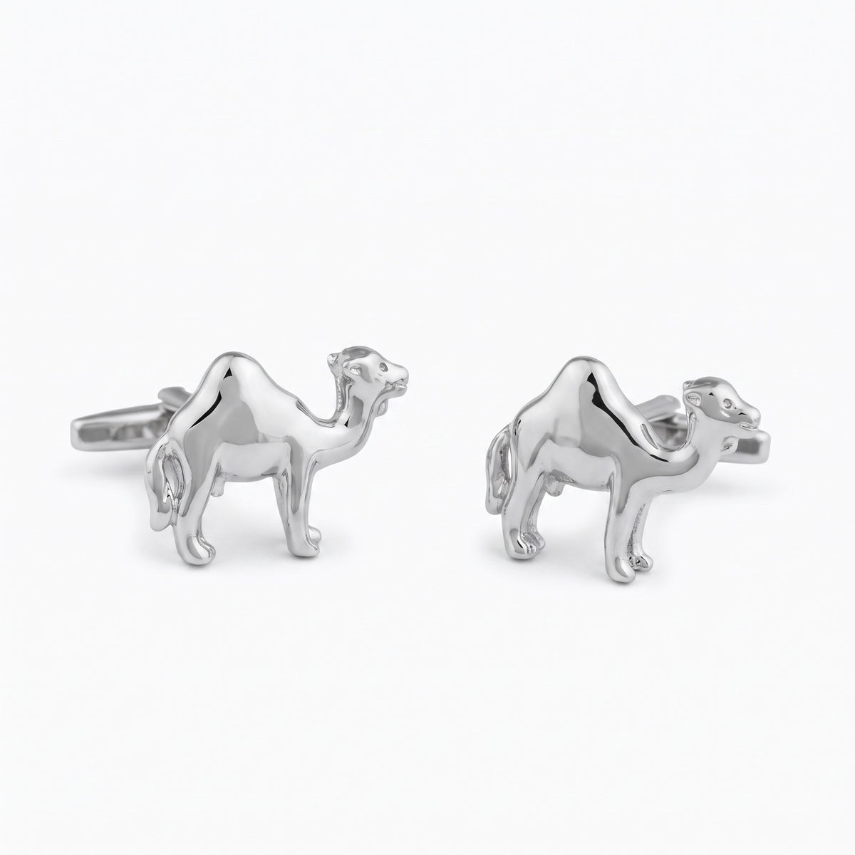 silver camel cufflinks