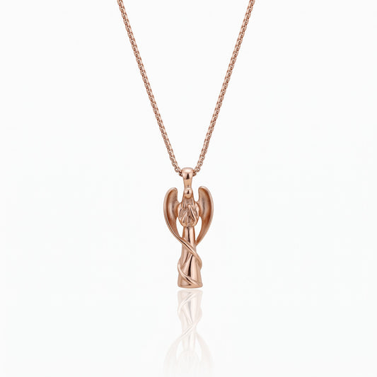 guardian angel urn necklace for ashes