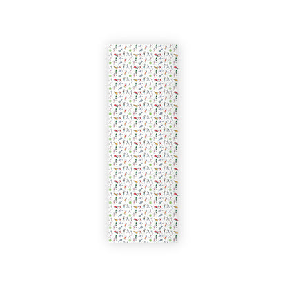 Tennis Print Gift Wrapping Paper Roll