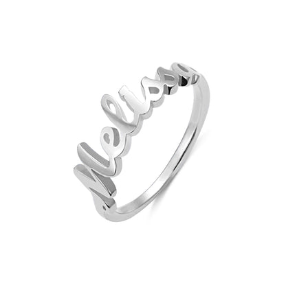 Custom Name Single Name Ring