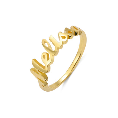 Custom Name Single Name Ring