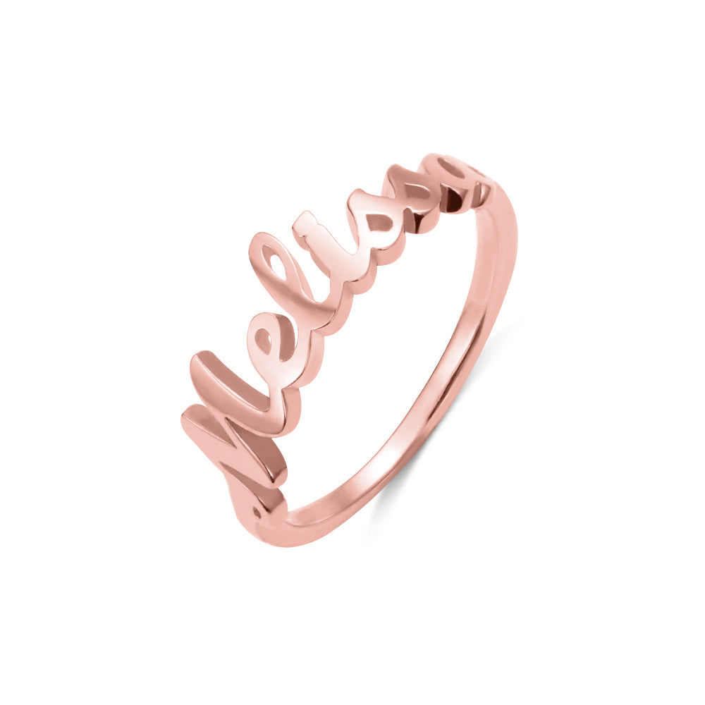 Custom Name Single Name Ring