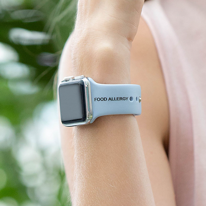Personalized Medical Alert Apple Watch Band with Sign