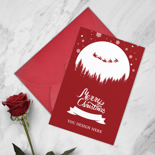 Customized Card with Pictures and Envelope